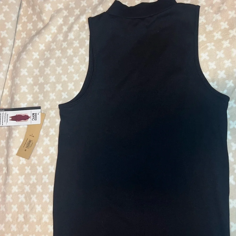 Madden NYC Sleeveless Mock Neck Dress *NWT* size L - Picture 4 of 6